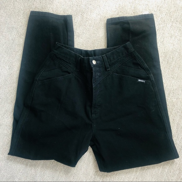 Rockies Denim - VTG 90s Black Denim Rockies High Rise Mom Jeans